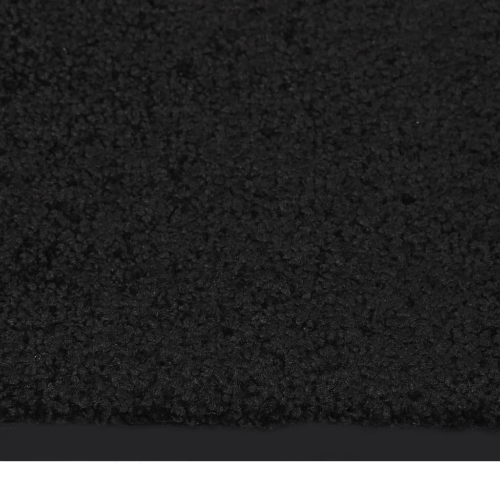Tapete de porta 40x60 cm preto
