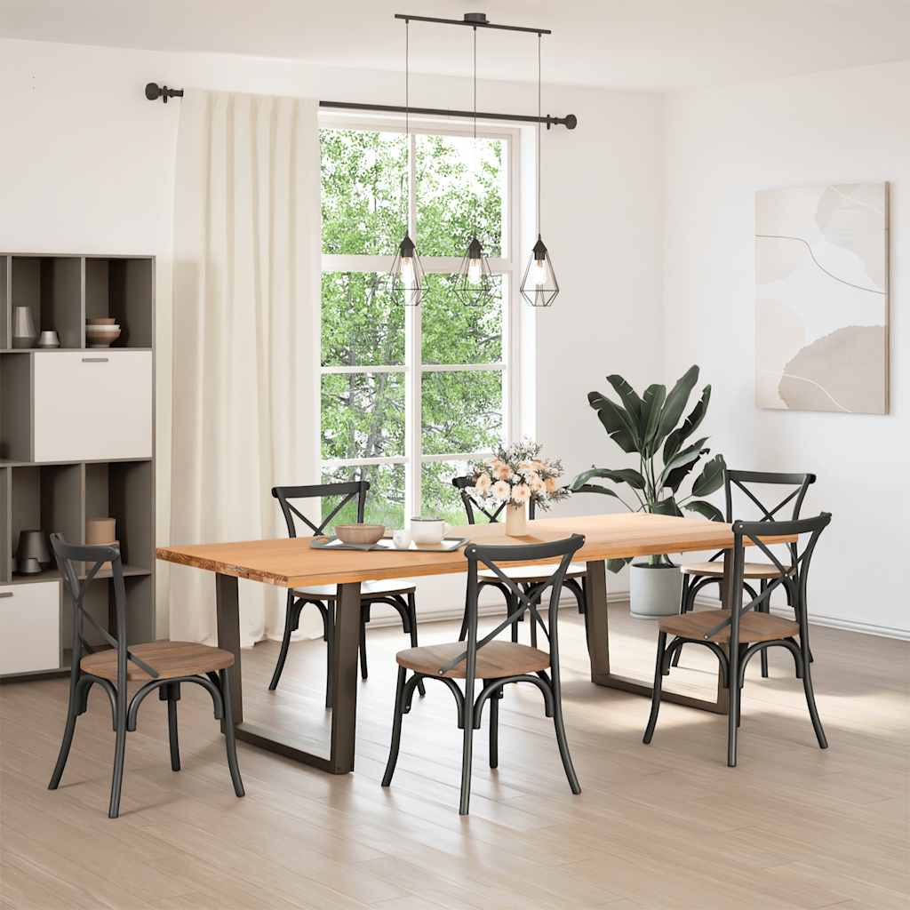 Pés para mesa de jantar em forma de v, 2 peças, antracite, 100x(72-73,3) cm, aço