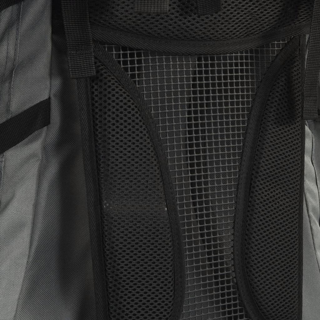 Mochila para caminhadas 60 l tecido oxford cinzento