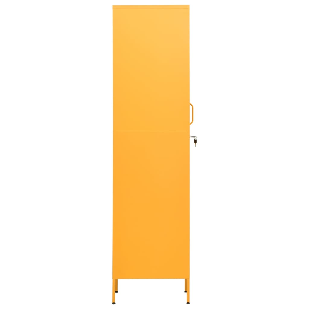 Cacifo 35x46x180 cm aço amarelo mostarda