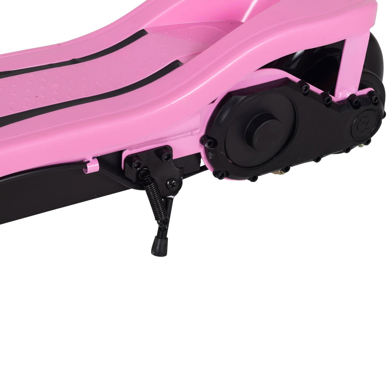 Trotinete elétrico dobrável para crianças de 7-14 anos suporta até 50kg com altura ajustável 75x36x82-93cm rosa