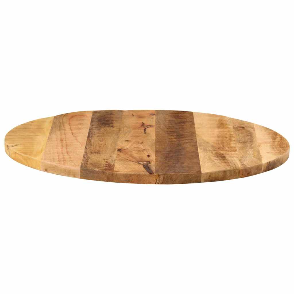 Tampo de mesa redondo ø80x2,5cm madeira mangueira áspera maciça