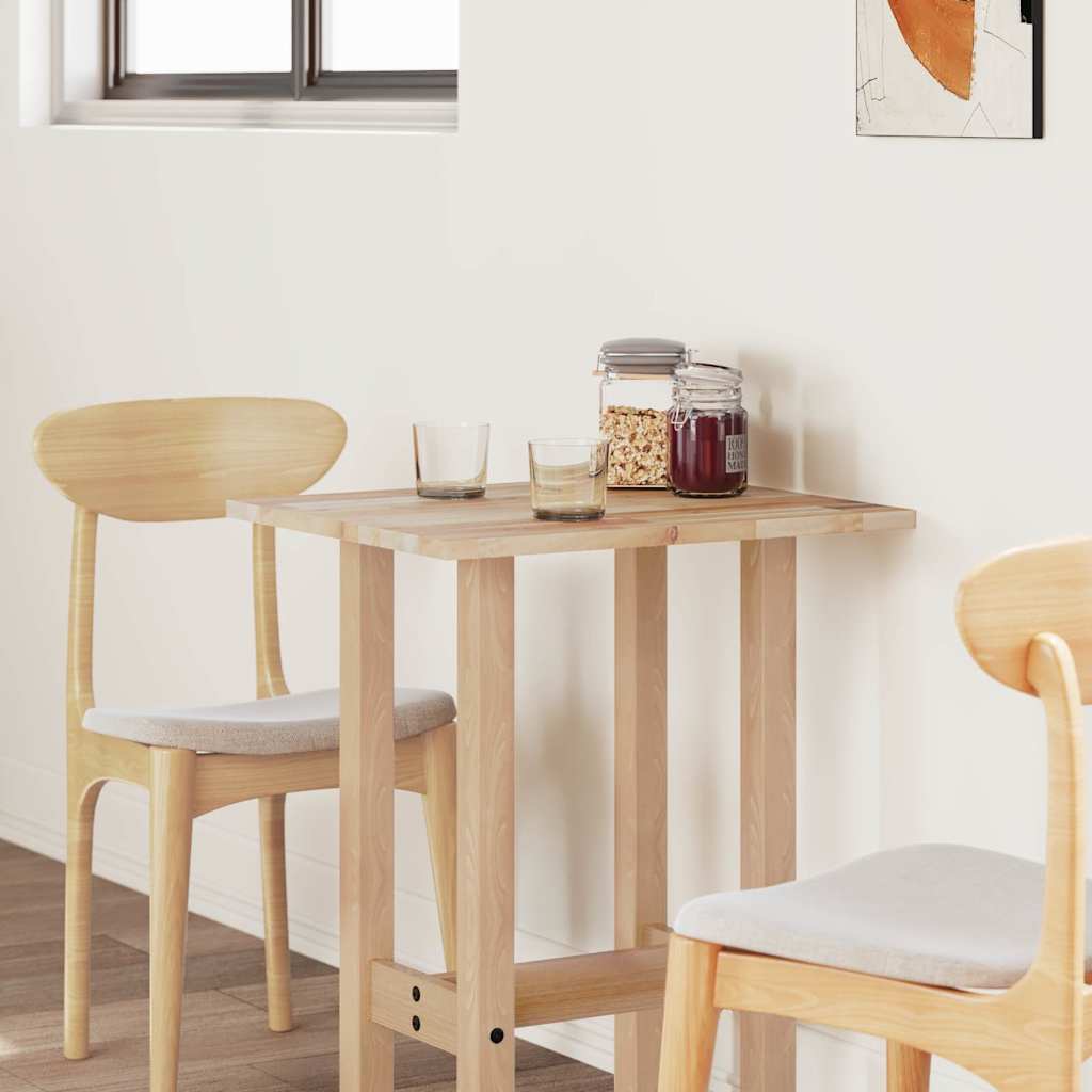 Tampo de mesa retangular 80x50x2 cm madeira de acácia maciça