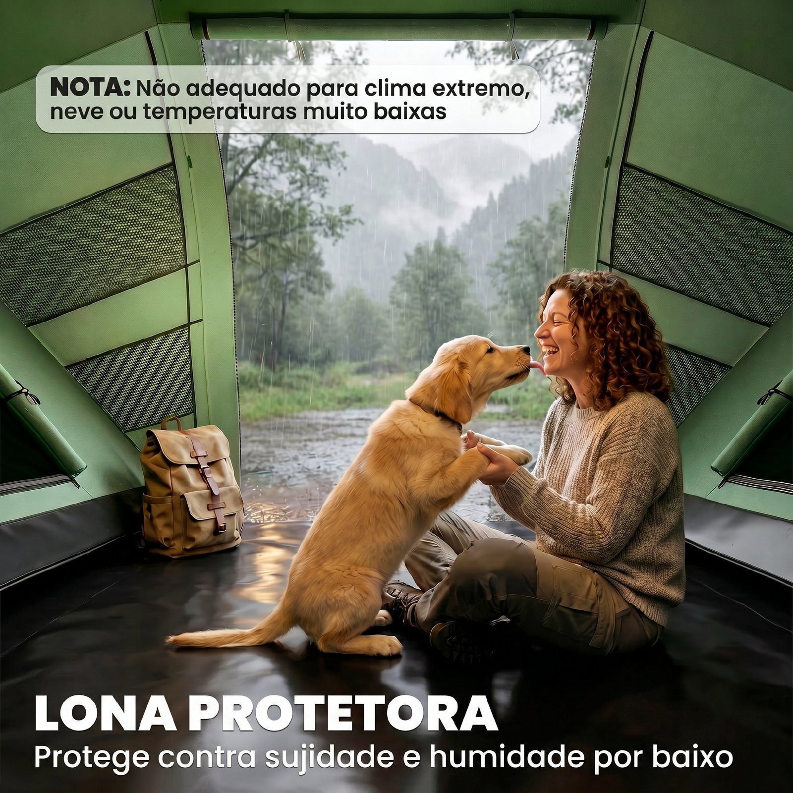 Tenda de campismo familiar para 4 pessoas tenda dobrável impermeável para praia parque 430x240x170 cm verde