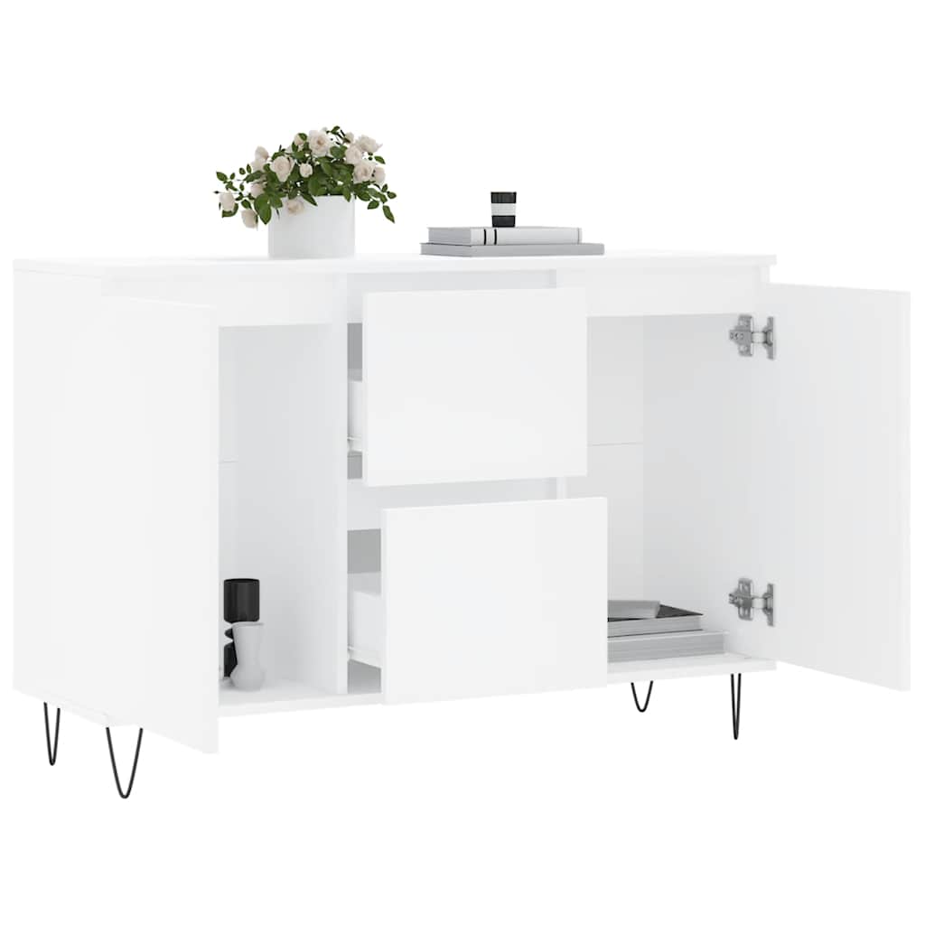 Aparador 101,5x35x70 cm derivados de madeira branco