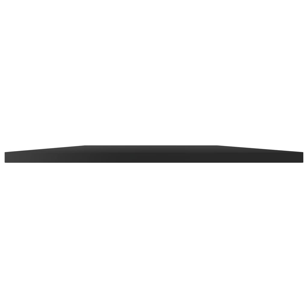 Prateleiras para estante 8 pcs derivados de madeira preto