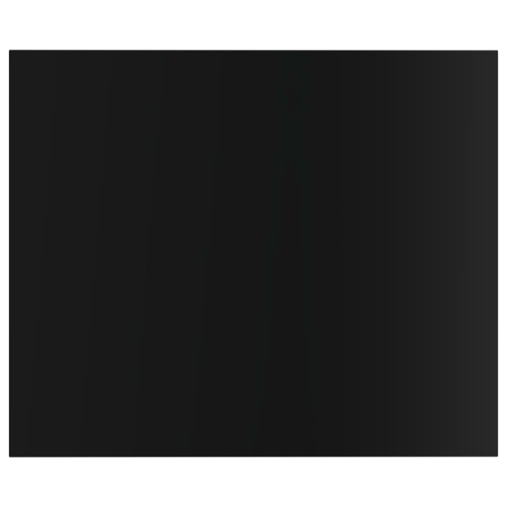 Prateleiras para estante 8 pcs derivados de madeira preto
