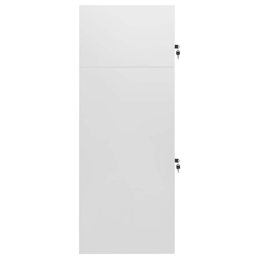Armário para selas 53x53x140 cm aço cinza-claro