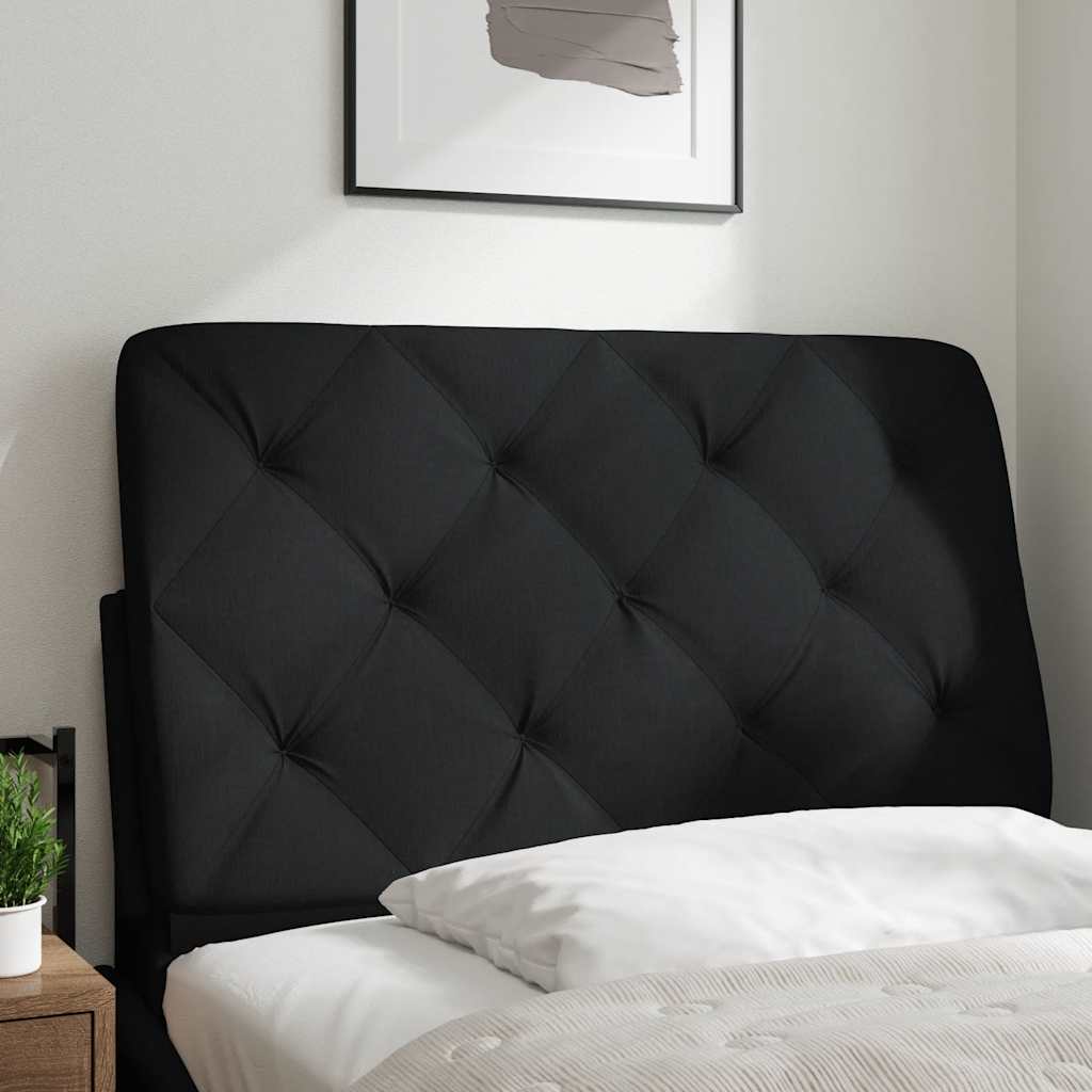Almofadão de cabeceira 90 cm tecido preto