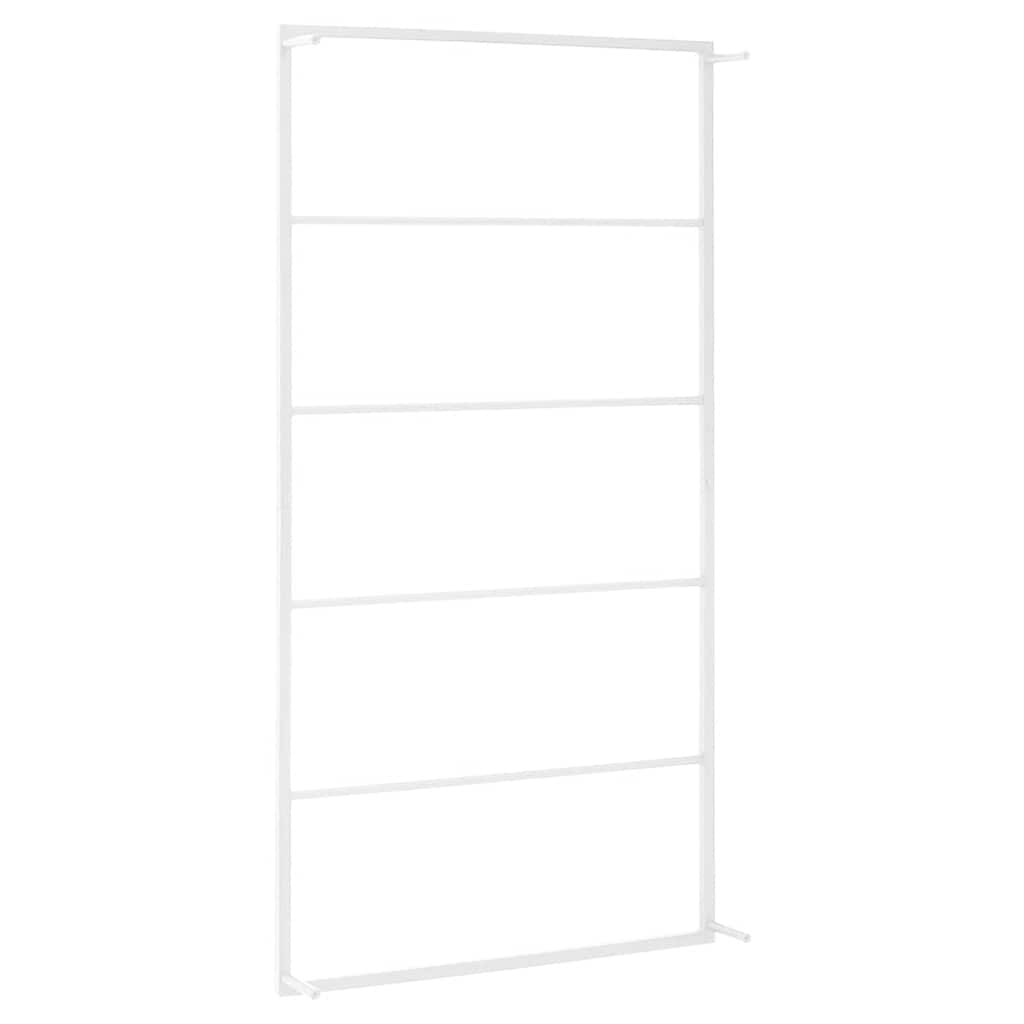 Toalheiro branco 60x10x116 cm aço