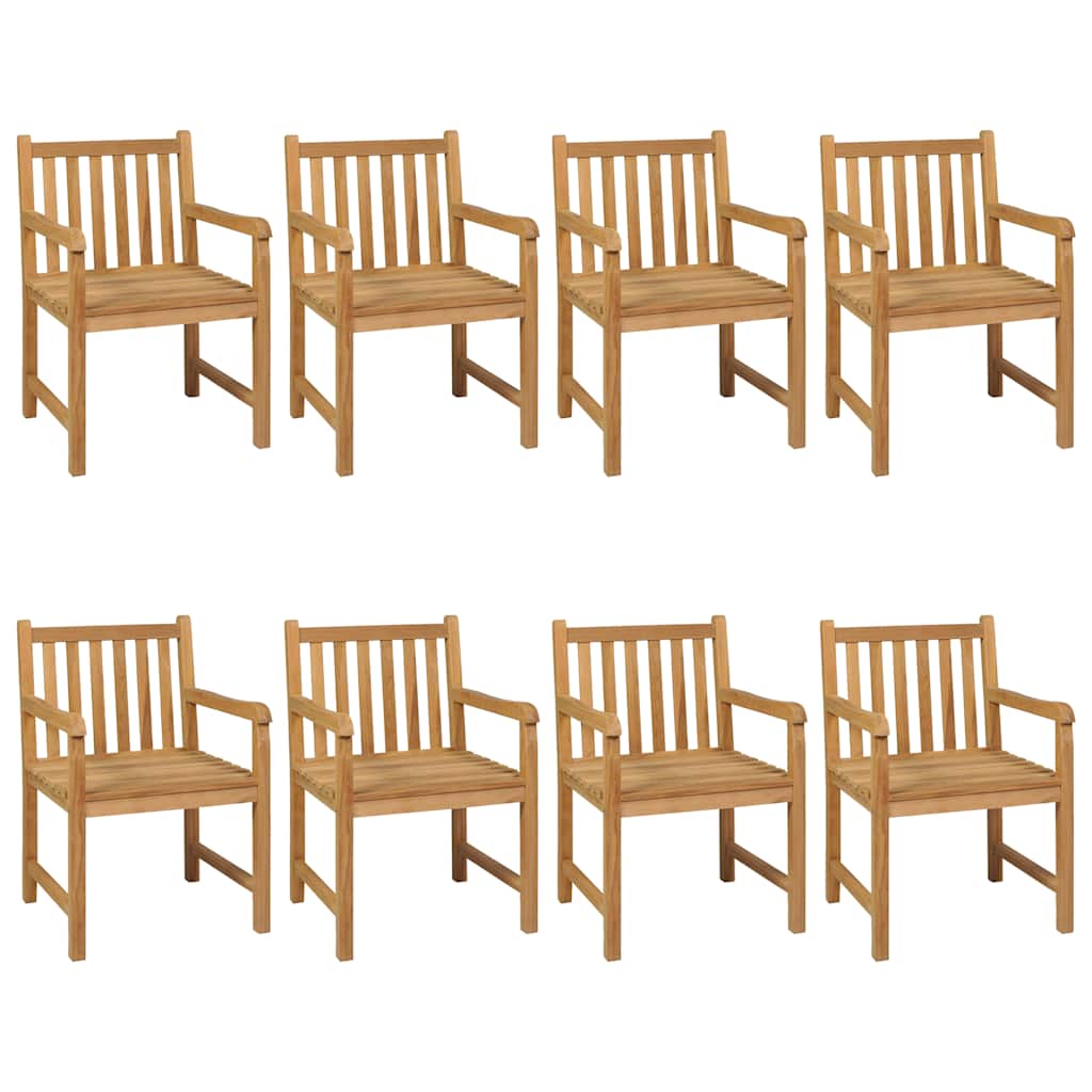 Conjunto de jantar de jardim de 9 peças 200x100 cm madeira de teca maciça