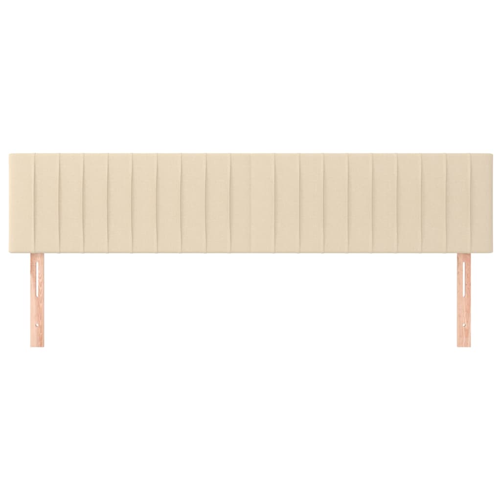 Cabeceiras creme 200x5x78/88 cm tecido