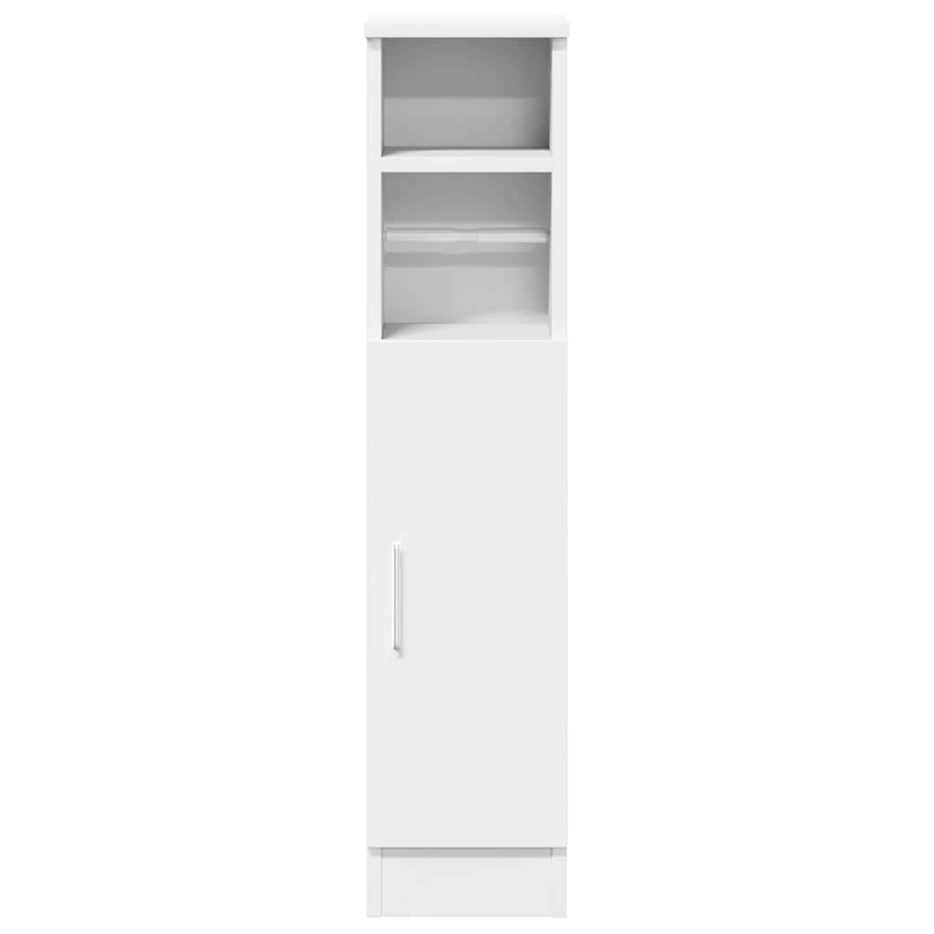 Móvel p/ casa de banho c/ suporte de rolos 20,5x22x90 cm branco