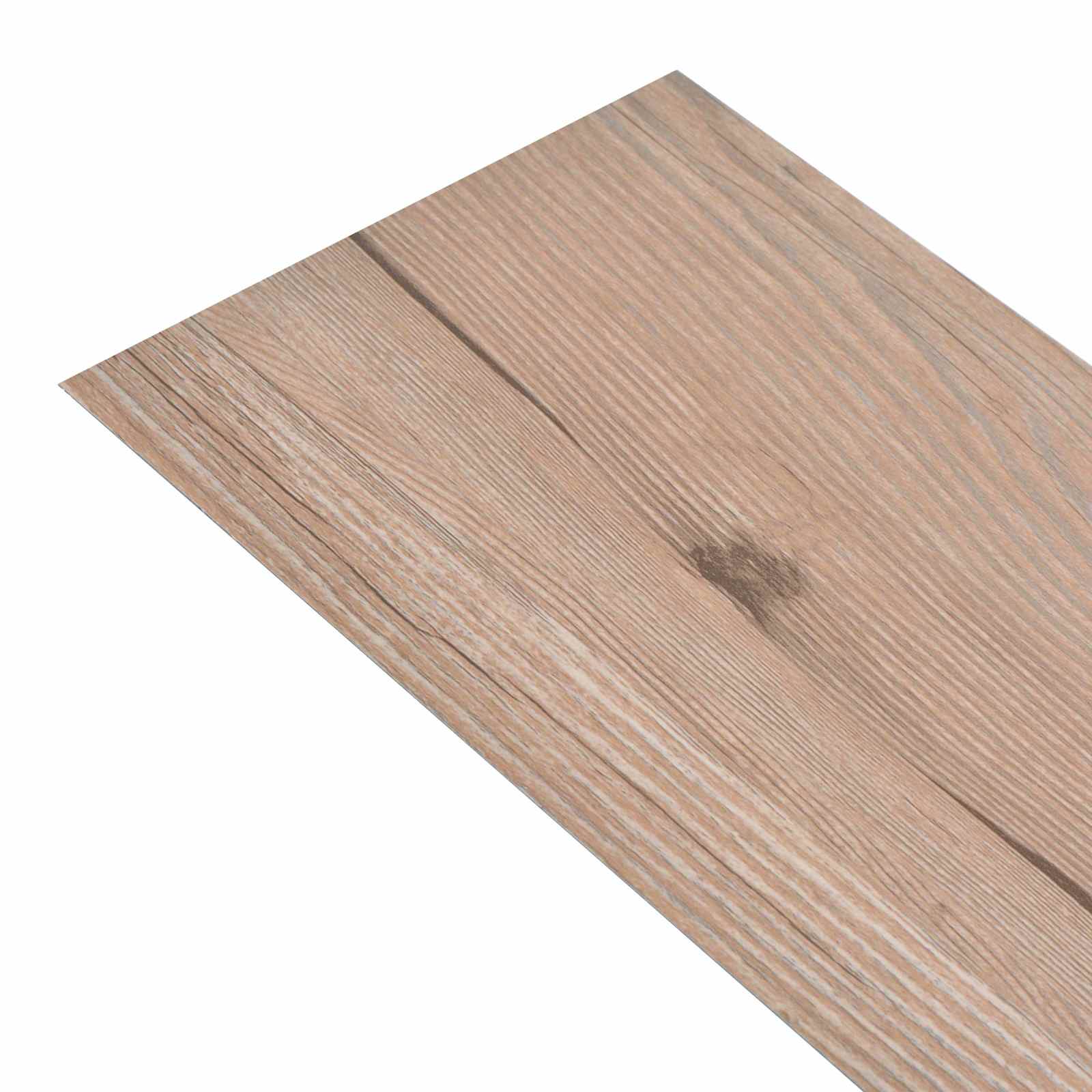 Pranchas de piso PVC autoadesivas carvalho marrom 30,5 x 61 cm