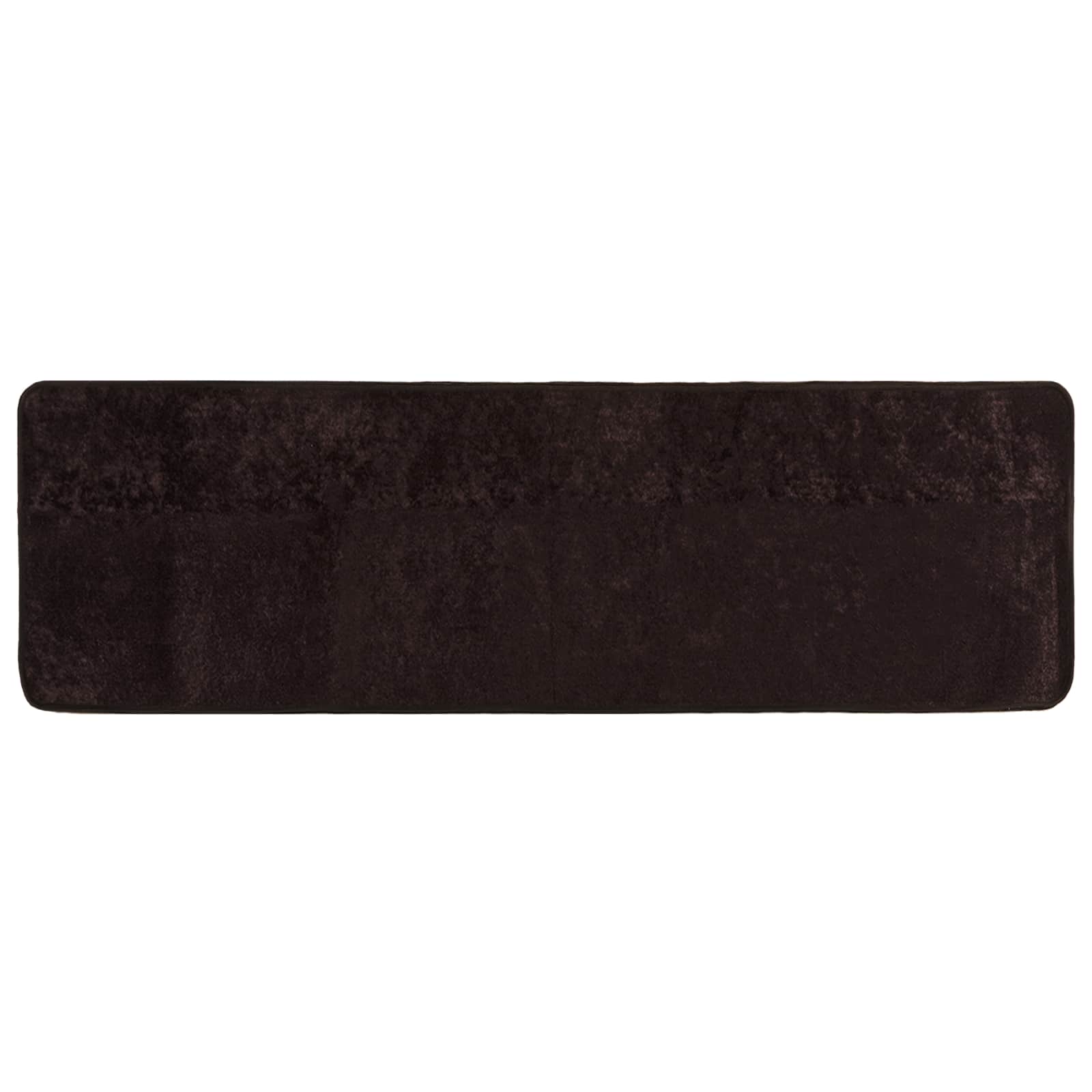 Passadeira marsa antracite 80 x 250 cm poliéster e PVC
