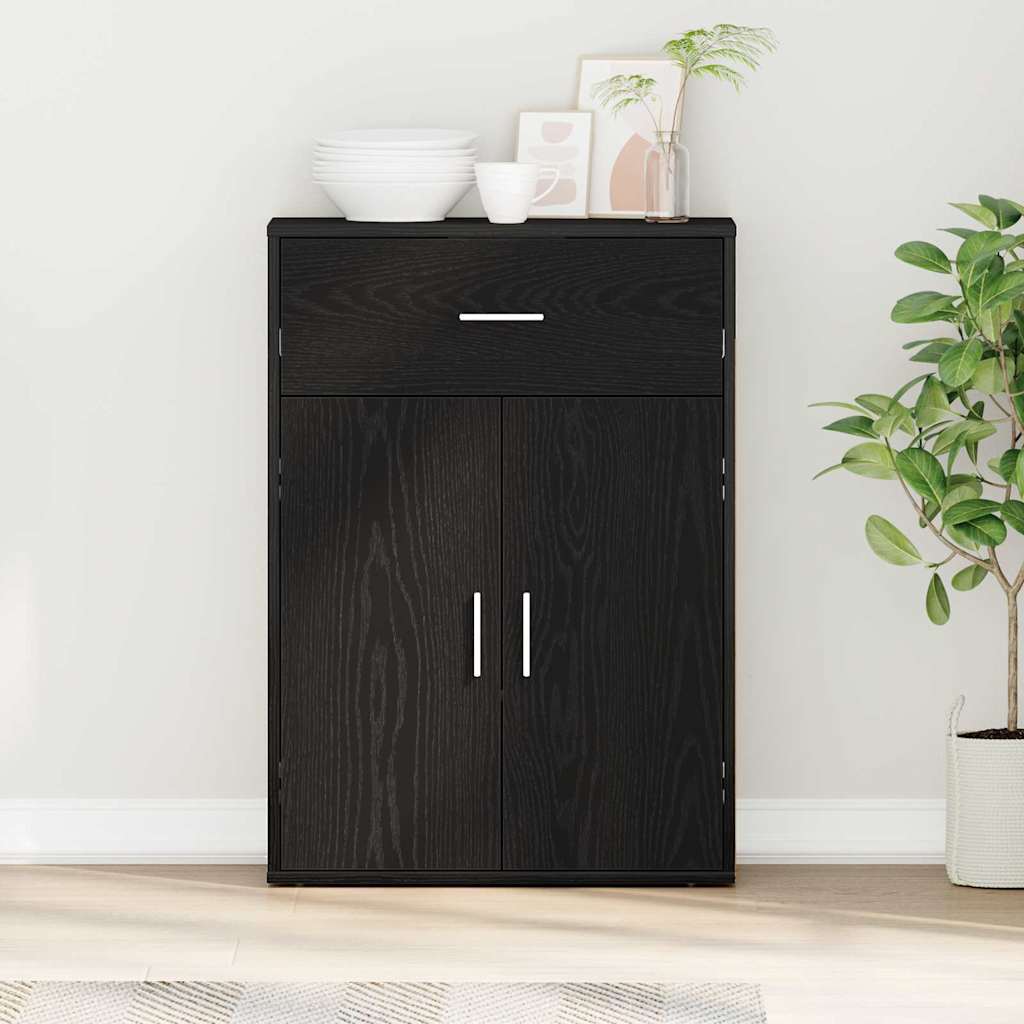 Buffet carvalho preto 60 x 30 x 84 cm derivados de madeira