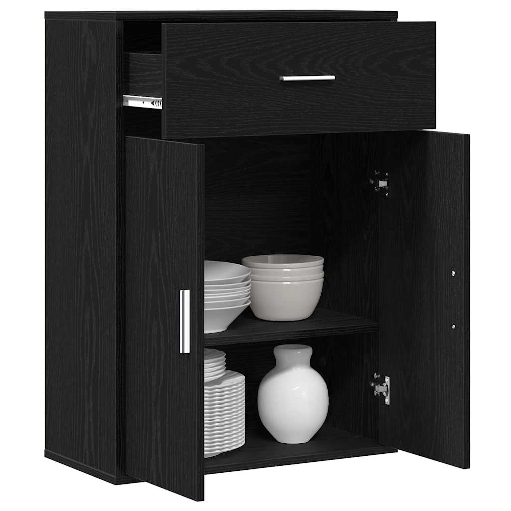 Buffet carvalho preto 60 x 30 x 84 cm derivados de madeira
