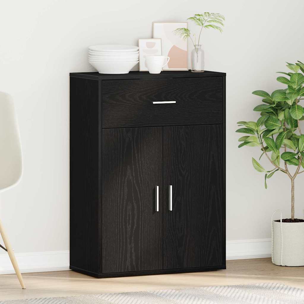 Buffet carvalho preto 60 x 30 x 84 cm derivados de madeira