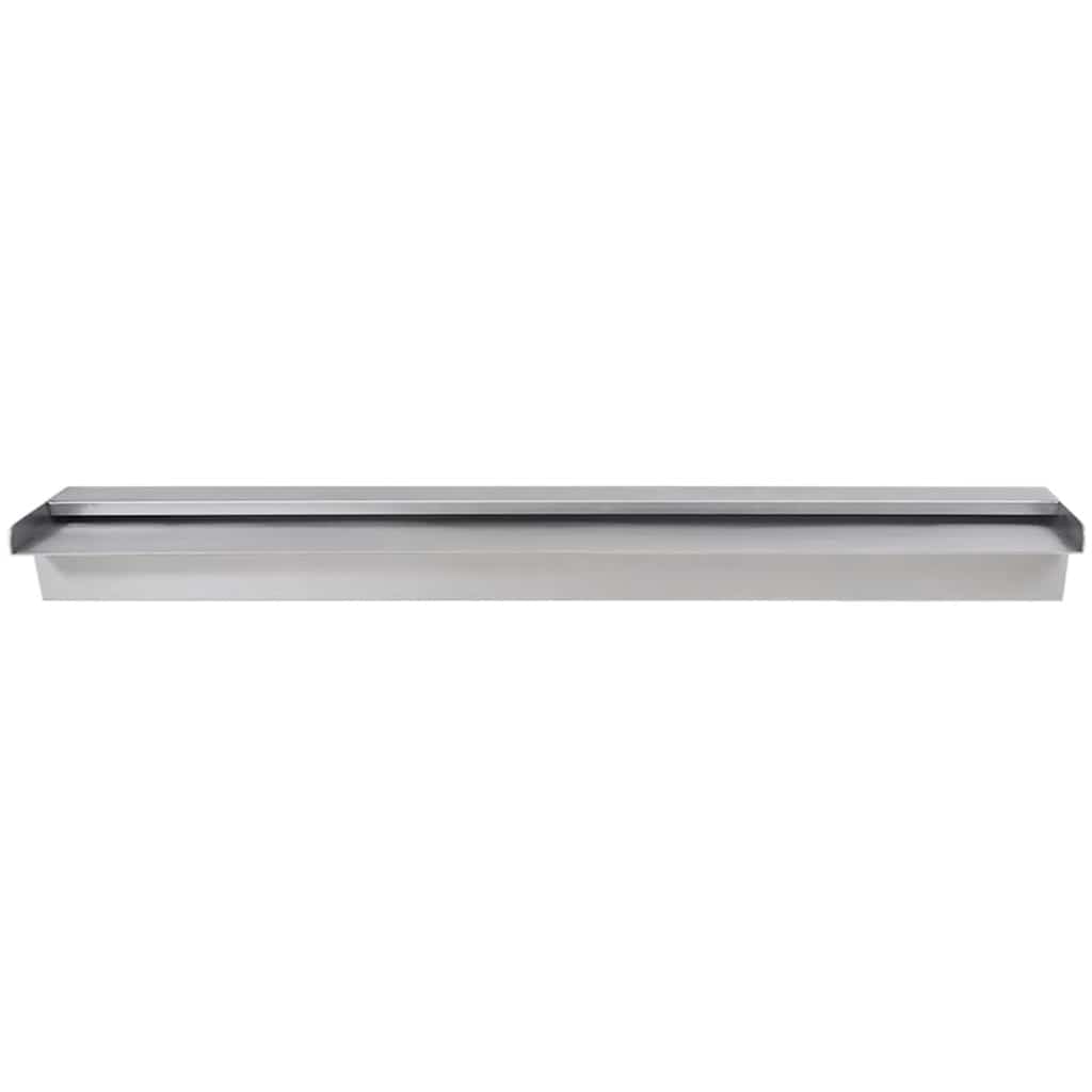 Fonte para piscina retangular 90 cm aço inoxidável