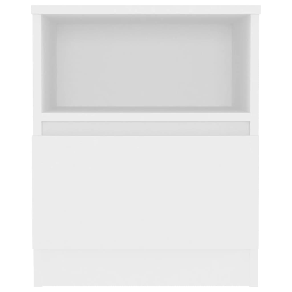 Mesa de cabeceira 40x40x50 cm derivados de madeira branco