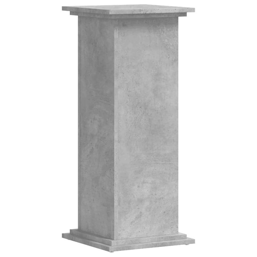 Suporte p/ plantas 33x33x80 cm derivados madeira cinza cimento