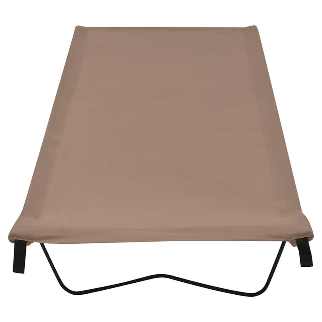 Camas campismo 2 pcs 180x60x19cm tecido oxford/aço cinza-acast.