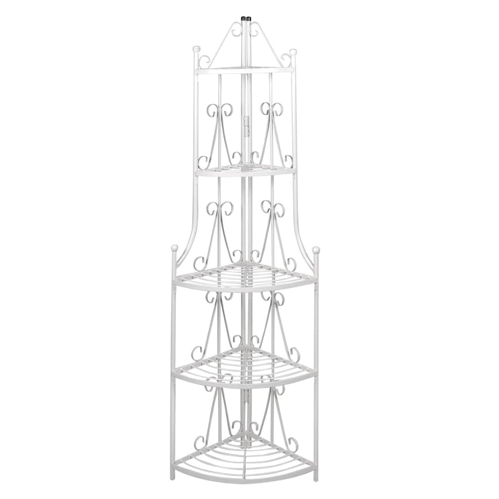 Suporte de canto para planta / branco