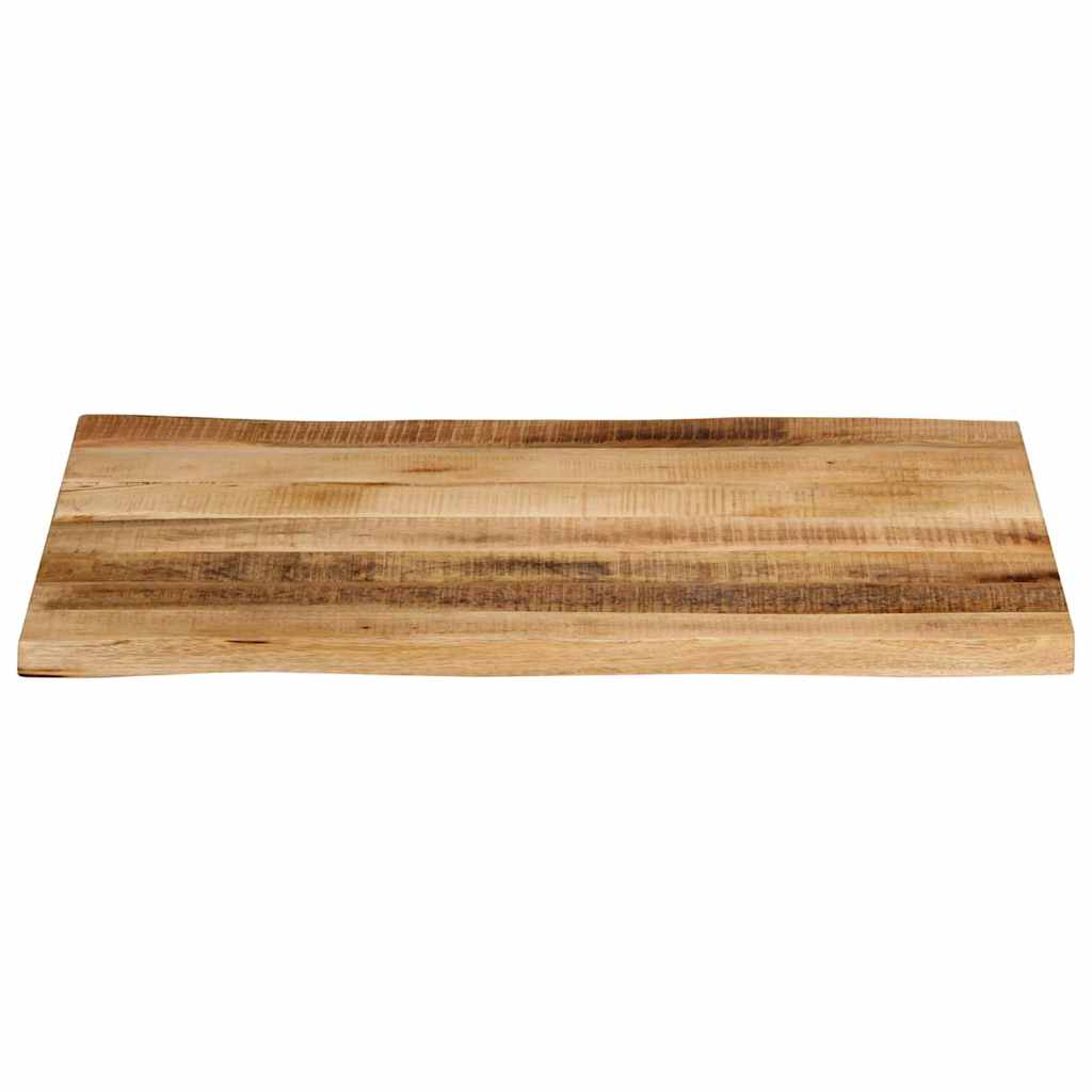 Tampo de mesa c/ borda viva 70x60x3,8cm mangueira áspera maciça