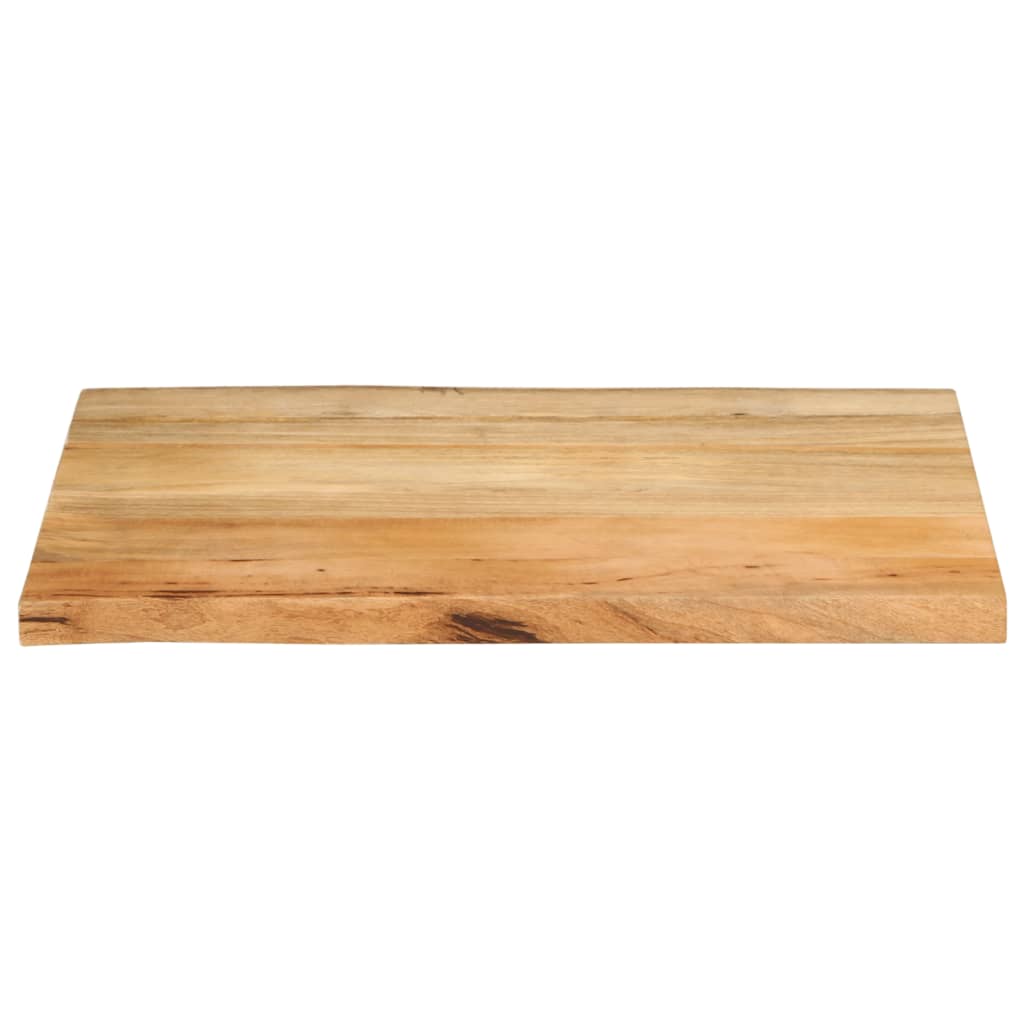 Tampo de mesa c/ borda viva 80x60x3,8 cm mangueira maciça