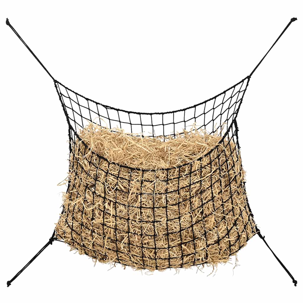 Redes para feno 2 pcs retangular 200x120 cm PP preto