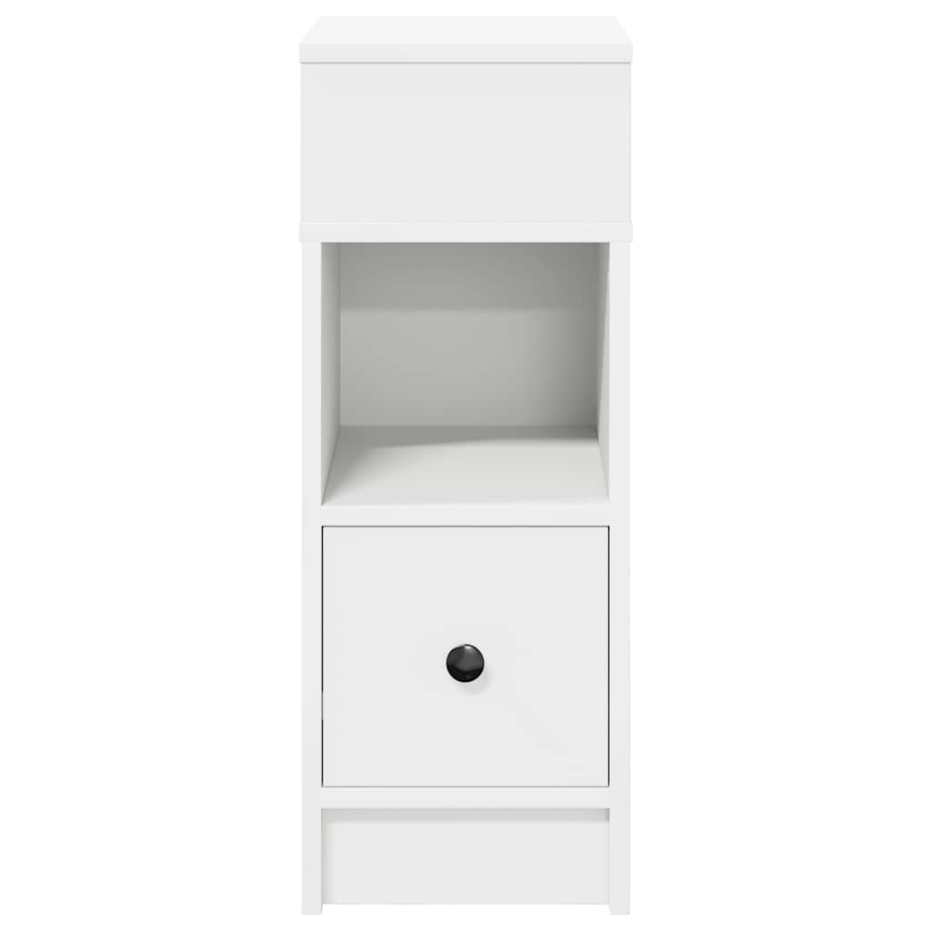 Mesa de cabeceira com gaveta 25x31x66 cm branco