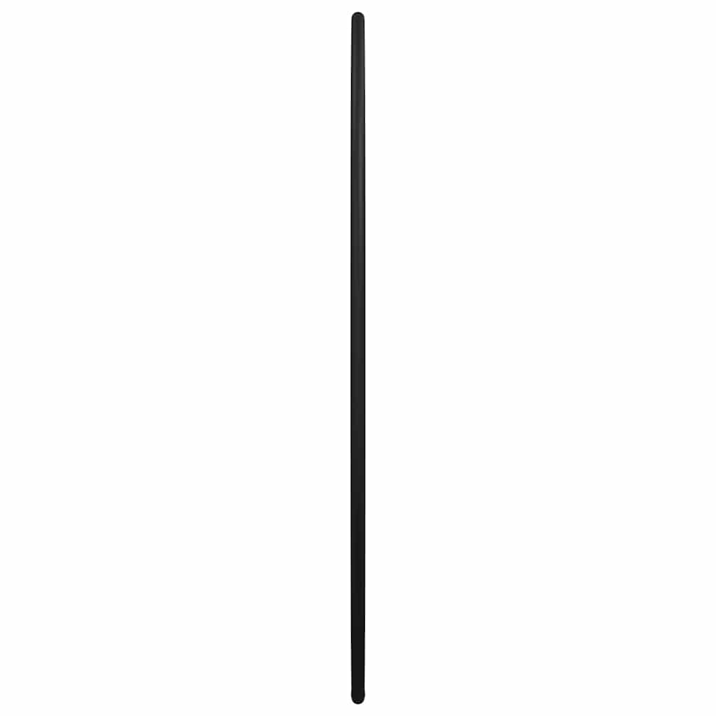 Espelho de parede ø40 cm redondo preto
