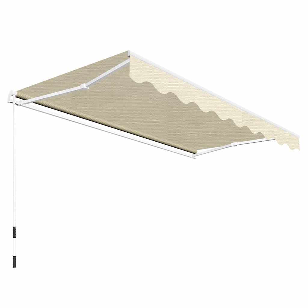 Toldo dobrável manual 300 cm creme