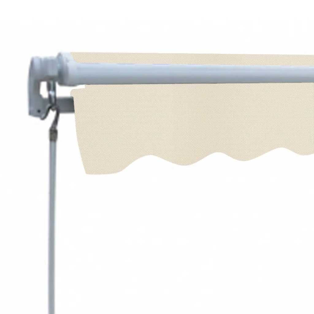 Toldo dobrável manual 300 cm creme