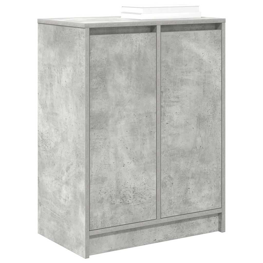 Sapateira 57x34x76 cm derivados de madeira cinzento cimento