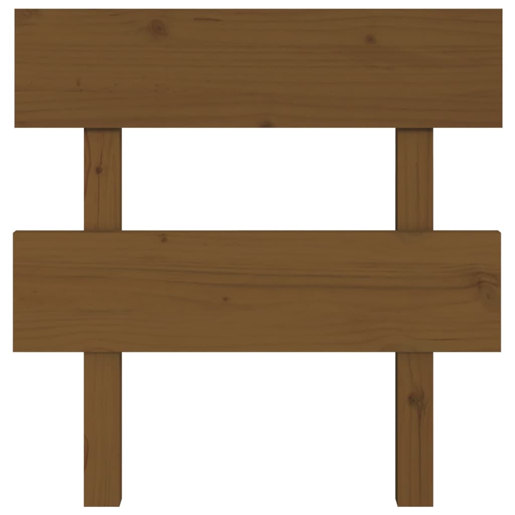 Cabeceira de cama 93,5x3x81 cm pinho maciço castanho mel