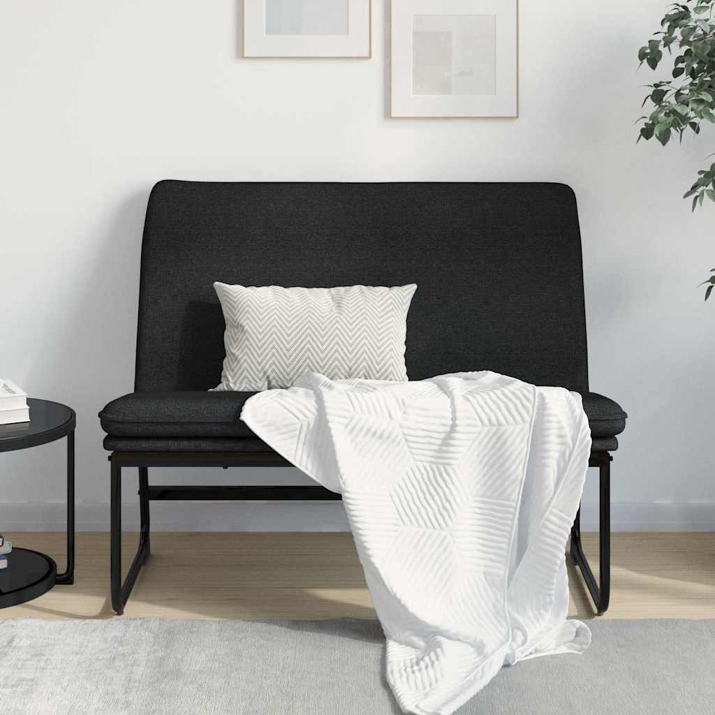 Banco 100x75x76 cm tecido preto