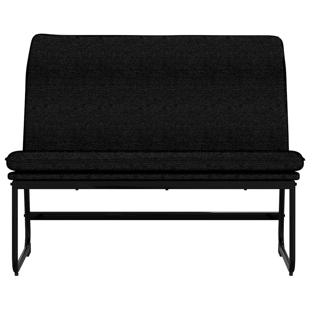 Banco 100x75x76 cm tecido preto