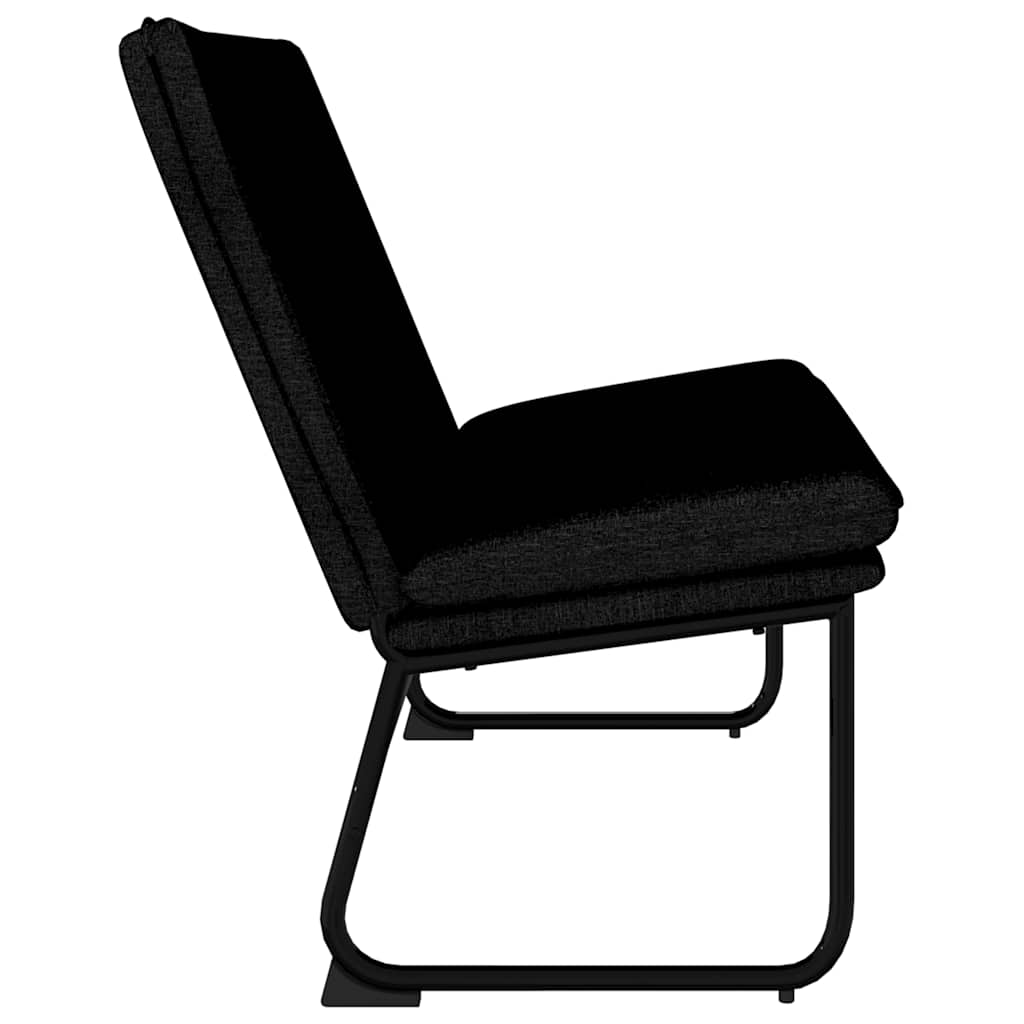 Banco 100x75x76 cm tecido preto