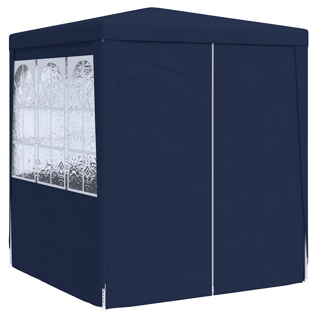 Tenda festas com paredes laterais 2,5x2,5m 90g/m² azul