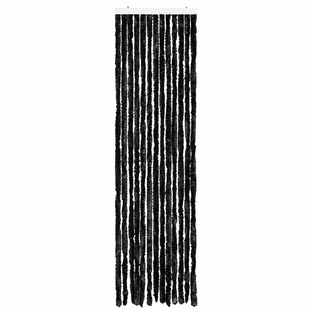 Cortina anti-insetos 56x185 cm chenille antracite