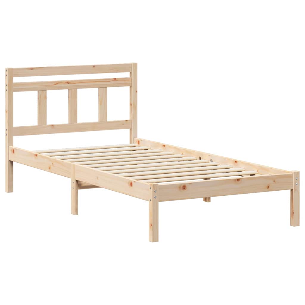 Estrutura da cama castanho 80 x 200 cm