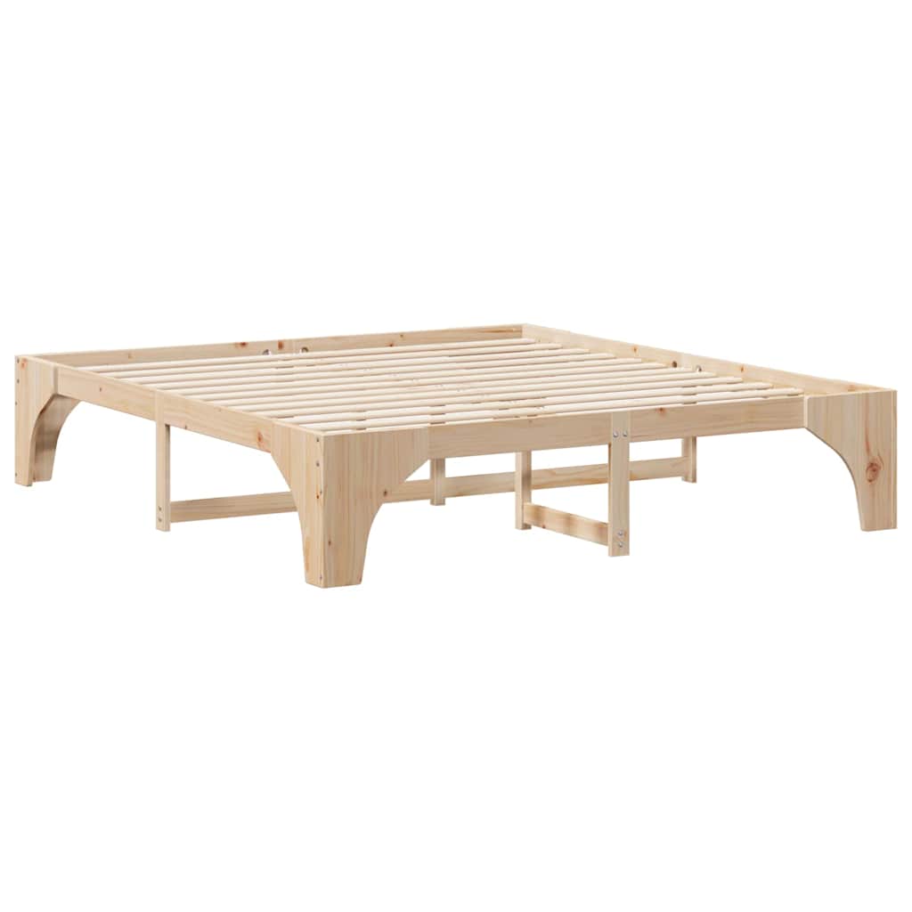 Estrutura da cama castanho 180 x 200 cm