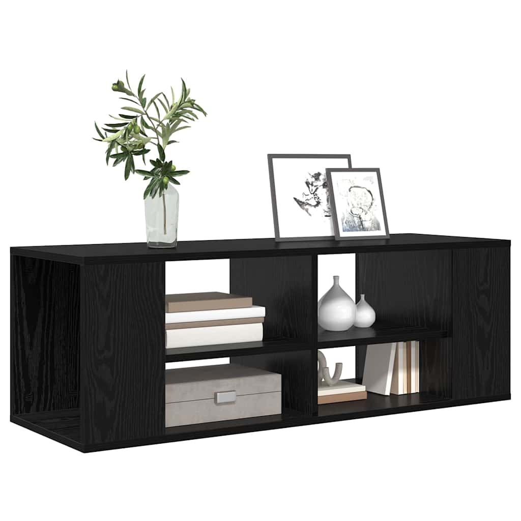 Conjunto de móvel de TV 102 x 35 x 35 cm carvalho preto