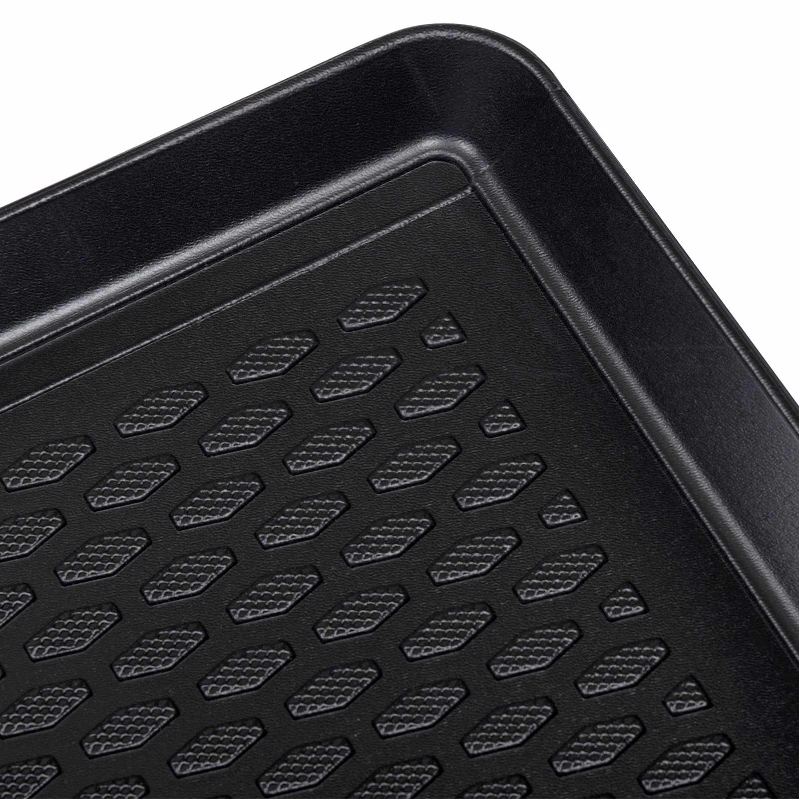 Tapete de porta-malas preto compatível com audi q2 2017-