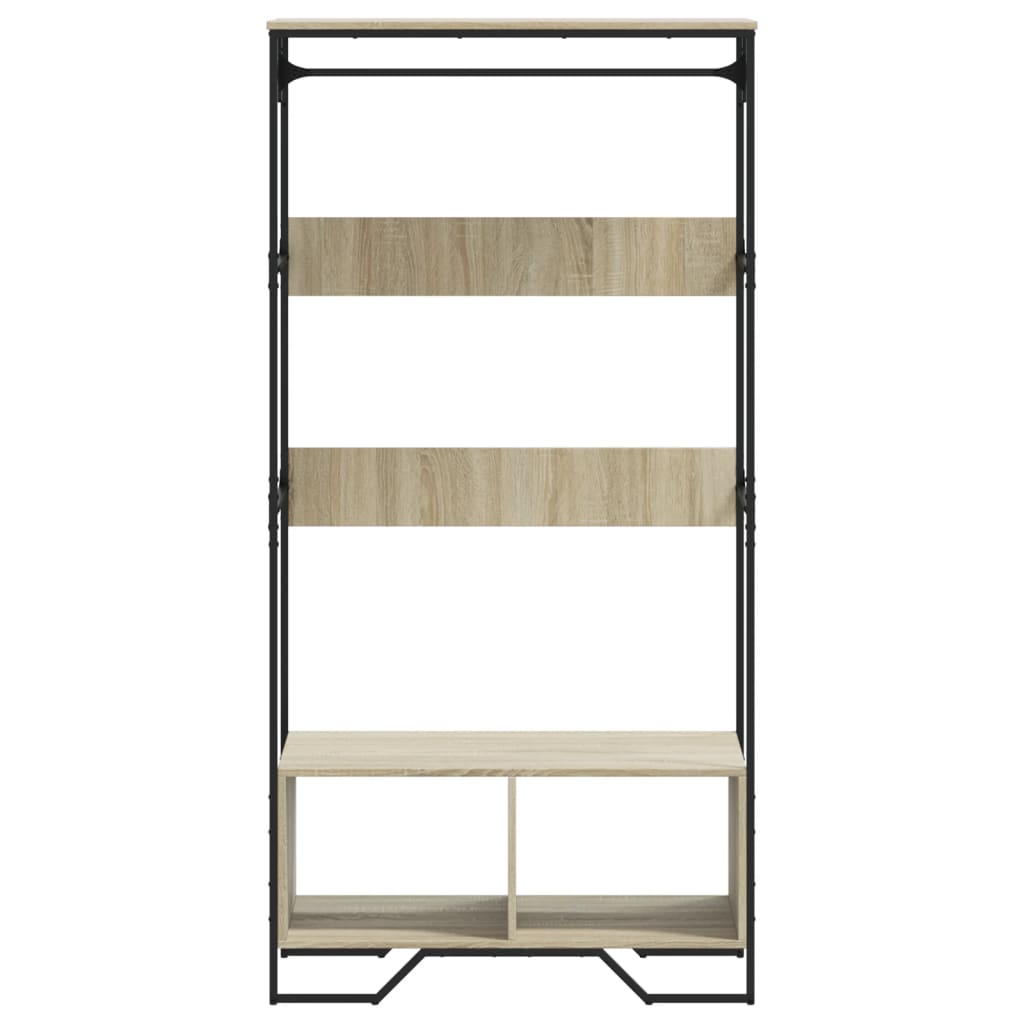 Roupeiro 90x50x180 cm derivados de madeira carvalho sonoma