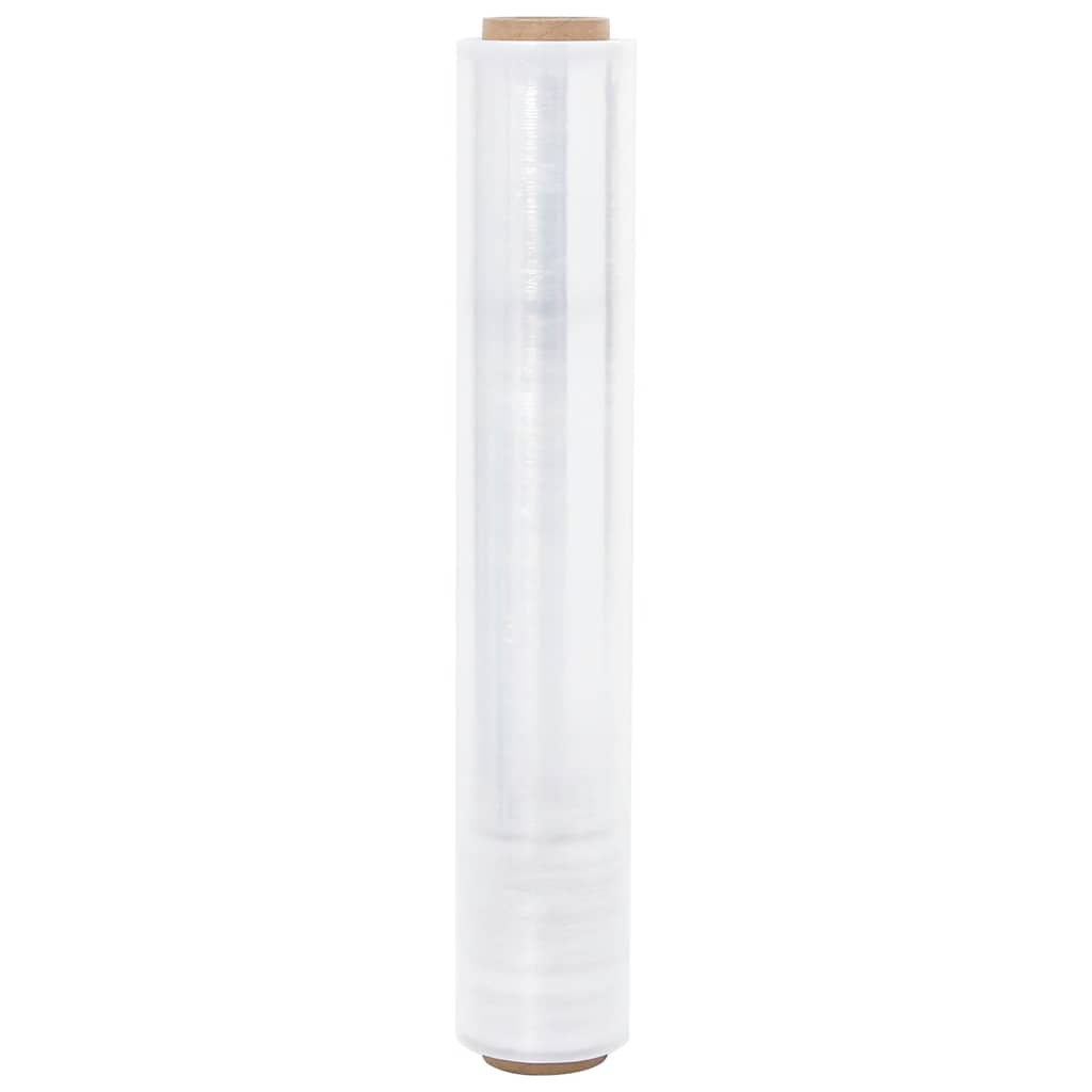 Película extensível 6 unid transparente 30 μm 50 cm x 300 m