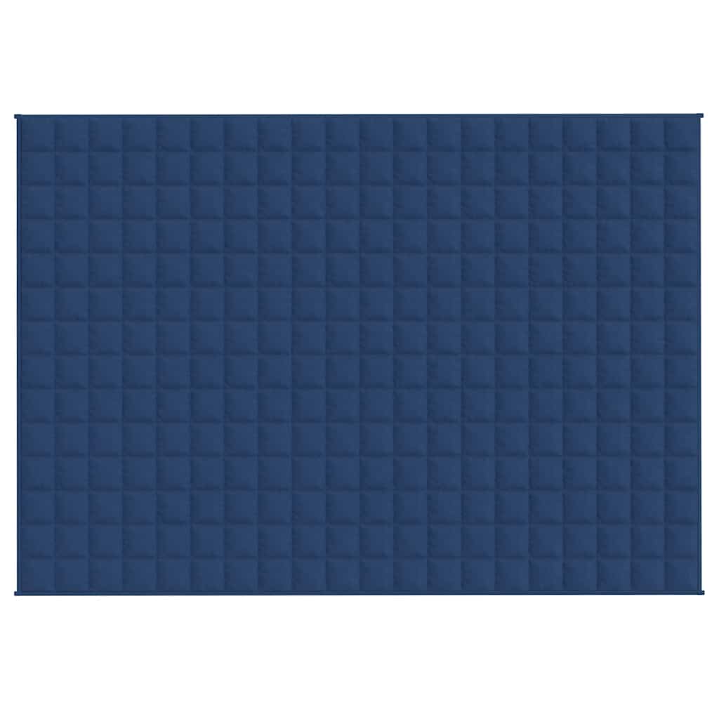 Manta pesada 10 kg 138x200 cm tecido azul