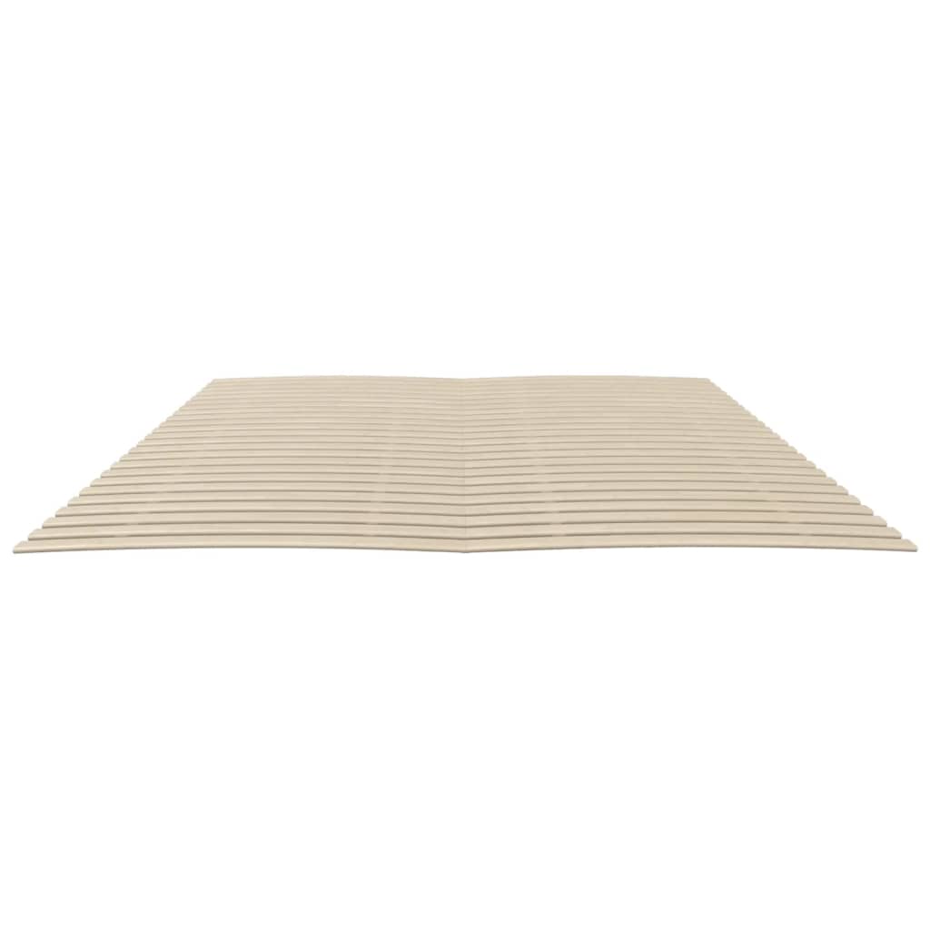 Substituição de ripas de cama com 48 ripas, 2 peças, 100x200 cm