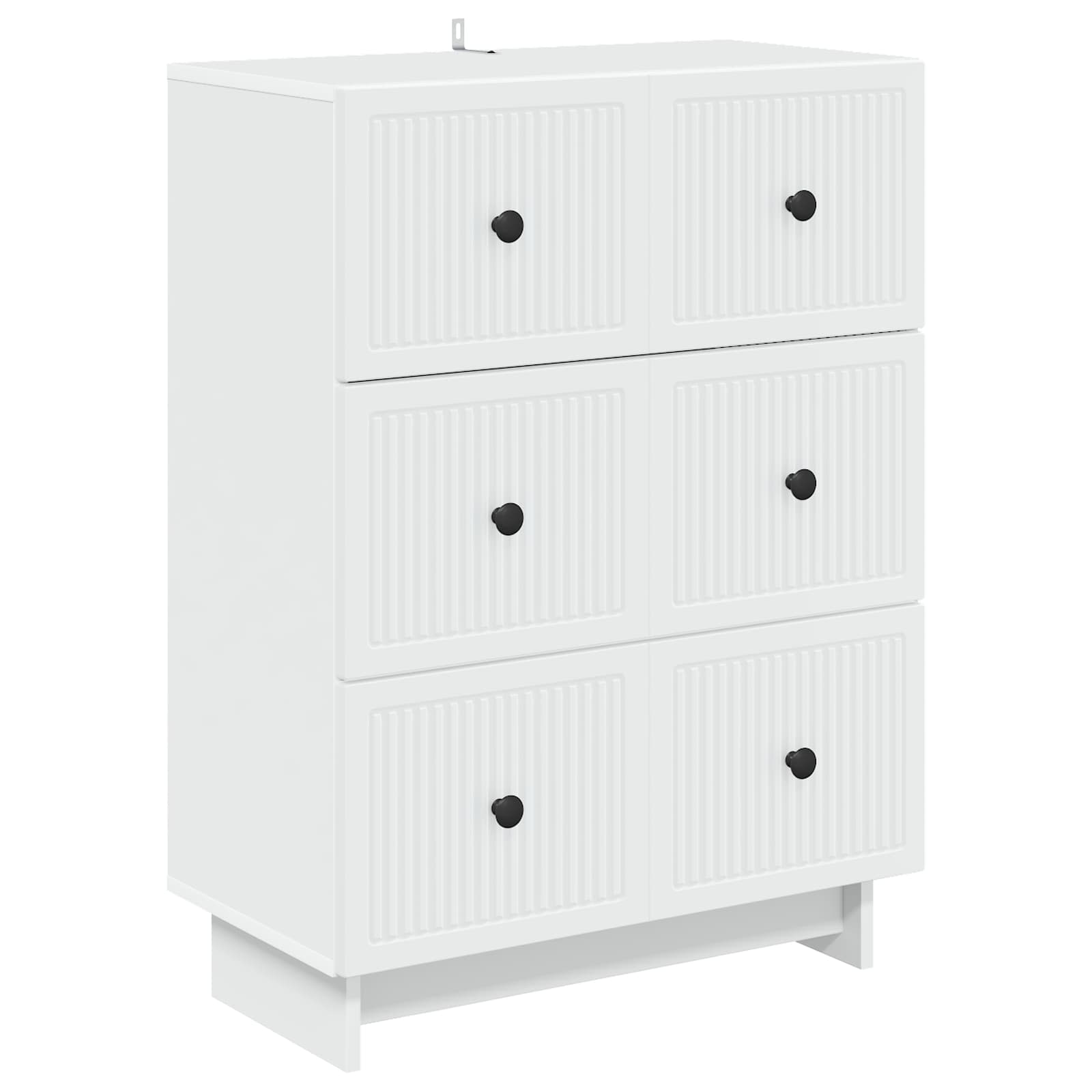 Gabinete de gavetas branco 66 x 34,5 x 90 cm